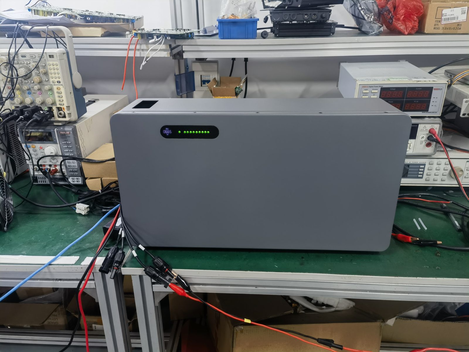 1.8kWh balcony storage battery module under test